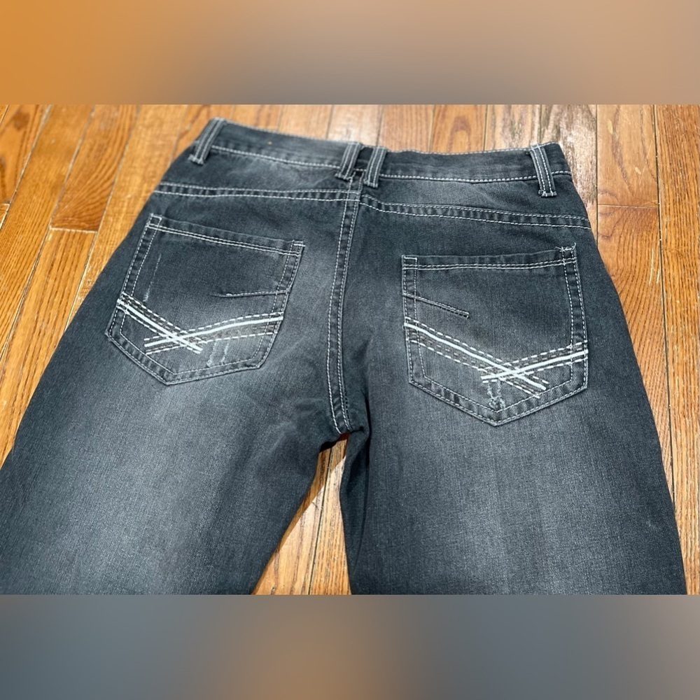 Classic Black Straight Leg Jeans for Women - Picture 3 of 16